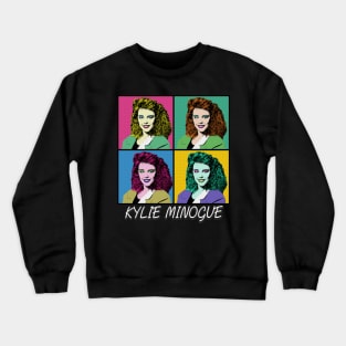 Kylie Minogue 80s Pop Art Style Crewneck Sweatshirt